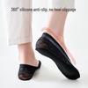 Women's Cotton Lace Invisible Boat Socks - Breathable, Sweat-Absorbent, Non-Slip, Low-Cut for Summer