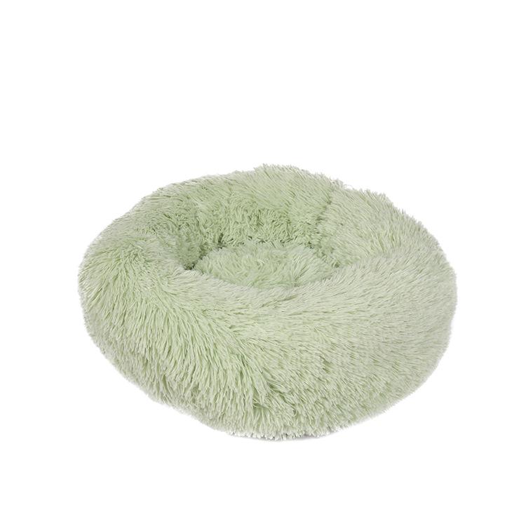 Round Plush Pet Bed: Cozy Dog & Cat Nest for Autumn/Winter