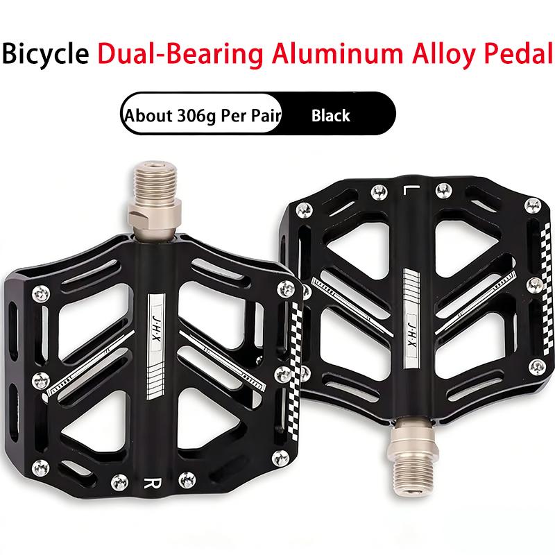 High Strength Anti Slip Wear Resistant Sealed Bearing Aluminum Alloy Mountain Bike Double Bearing Pedals Double Bearing