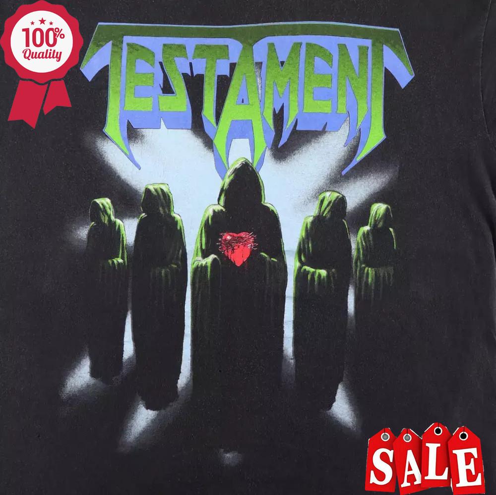 1990 Testament Souls Of Black Tour T-shirt For Men Women Tee Size S-5XL Unisex T-Shirt S