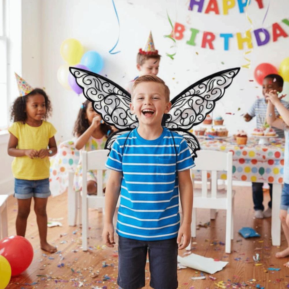 Sparkle Butterfly Fairy Wings Colorful Elf Wings Costume Fantasy Cosplay Wings Party Favor