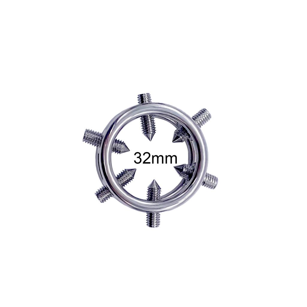 Nerezový pojistný kroužek se šroubem Nastavitelný pánský zámek cudnosti erekční kroužky klec na penis Slave Femdom BDSM