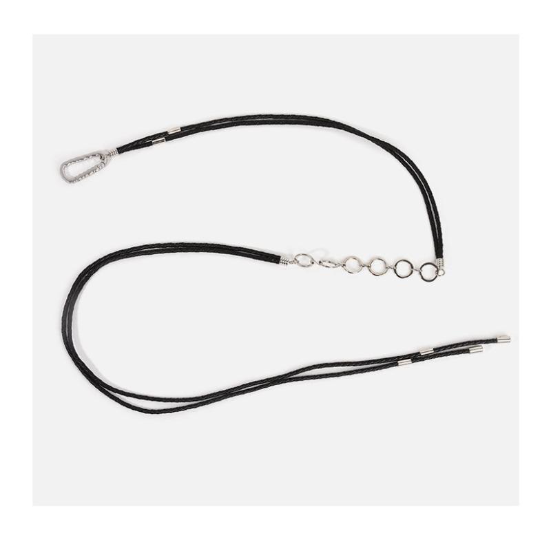 Design Sense Niche Woven Waist Chain Accessories Female Bohemian Ethnic Style Belt Decoration with Skirt Retro Waist Rope
