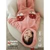 YOEHYAUL Girls' Winter Soft Hooded Homewear Set
