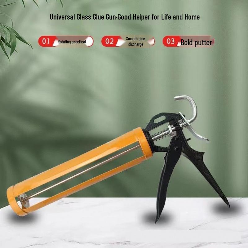 Universal Silicone Glass Glue Gun - Thickened, Automatic, Labor-Saving Caulking Tool
