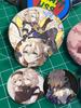 32/44/58mm Genshin Impact Albedo Pin Handmade Brooch for Clothes Cartoon Cosplay Badge Backpack Decoration Jewelry Gift