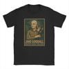 Jungle Chimps Jane Goodall T Shirt Summer Novelty T Shirts Men Cotton Breathable 4XL 5XL 6XL Tees Short-Sleeve Y2K Basic Tops