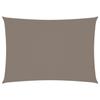 VidaXL Sunshade Sail Oxford Fabric Rectangular 2.5x4.5 M Taupe