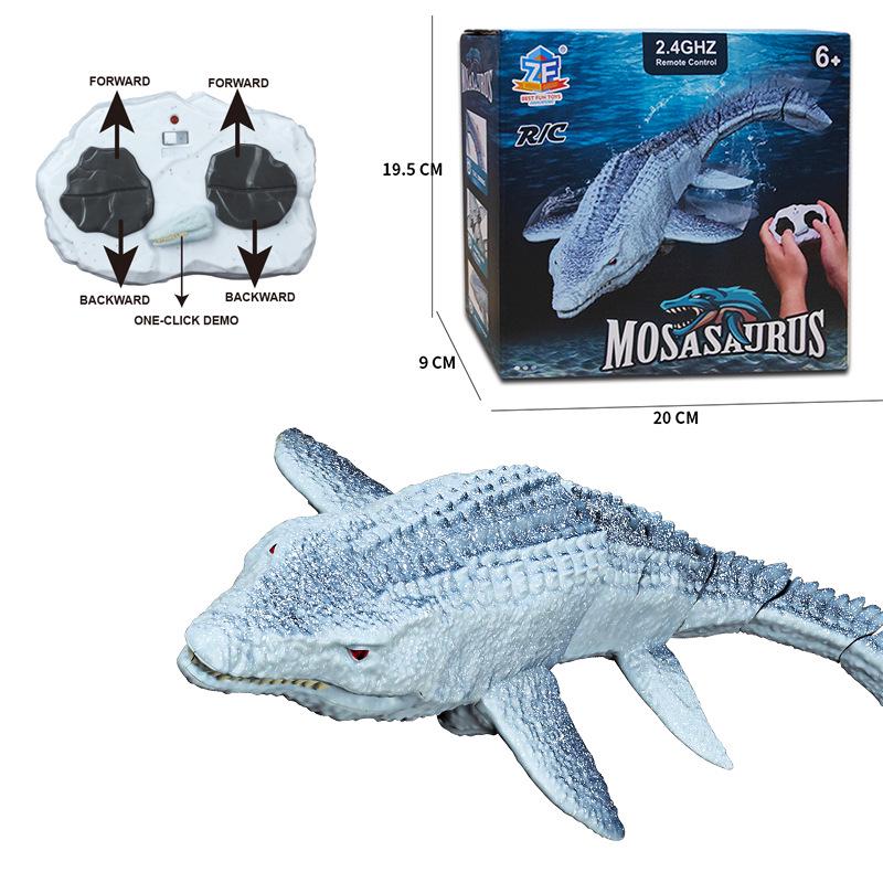 Motoscafo Telecomandato Wireless 2.4G - Portaerei Elettrico per Bambini con Design Impermeabile