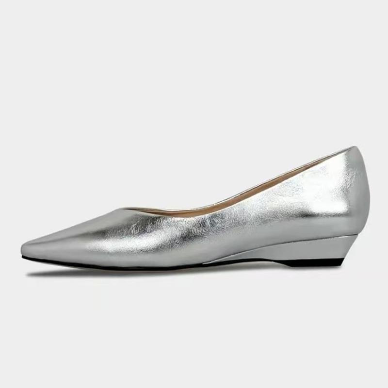 Fashion Pointed Toe Women Flats Shoes Summer Fashion Sandals Elegant Shallow Shoes Dress Lolita Woman Loafers Shoes 2025 Mujer Zapatos