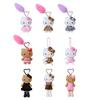 Love Button Long Leg Kitty 10-15Cm Pendant Keychain Plush Doll Toy