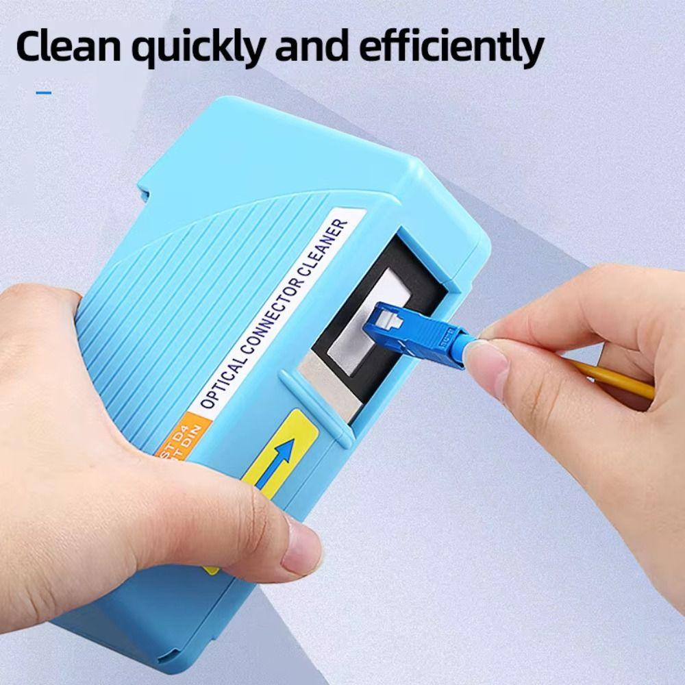 Fine Fibers Fiber End Face Cleaning Box Fiber Optic Cleaner Tools  FTTH Fiber Optic