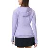 FILA Golf Series Brand Logo Solid Color Golf Knit Hooded Slim Fit Raglan Long Sleeve Jacket Women jackets Light-Purple A11W525506F-PU