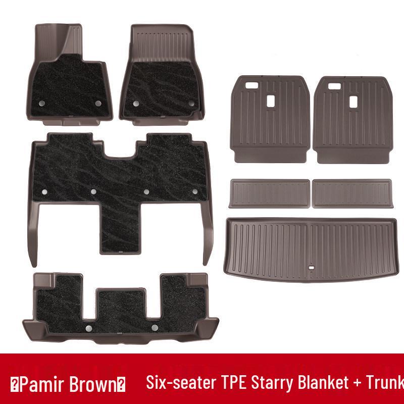 Nio ES8 TPE Floor Mats & Trunk Mat Set: Full Coverage Car Interior Accessories for 26 Models