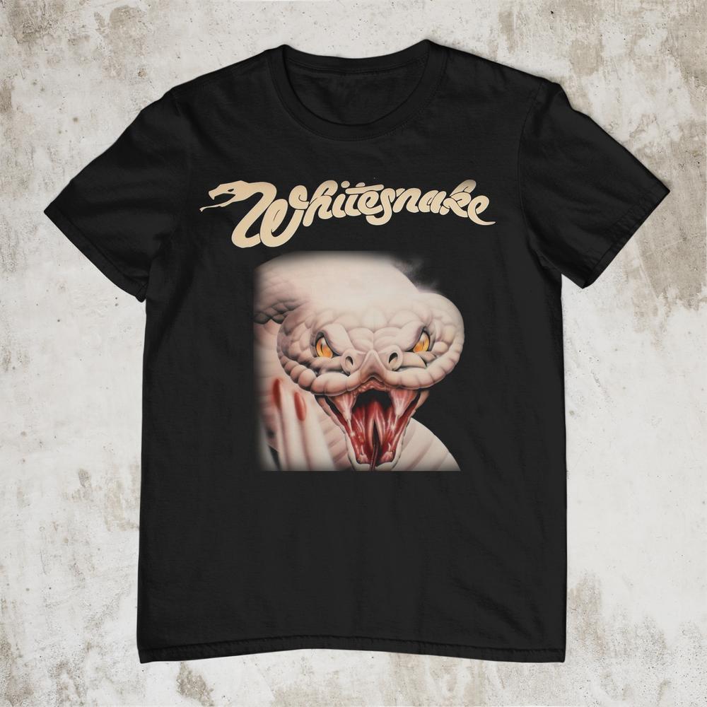 Collection Whitesnake Band Black Unisex T-Shirt TMA457 XXXXL