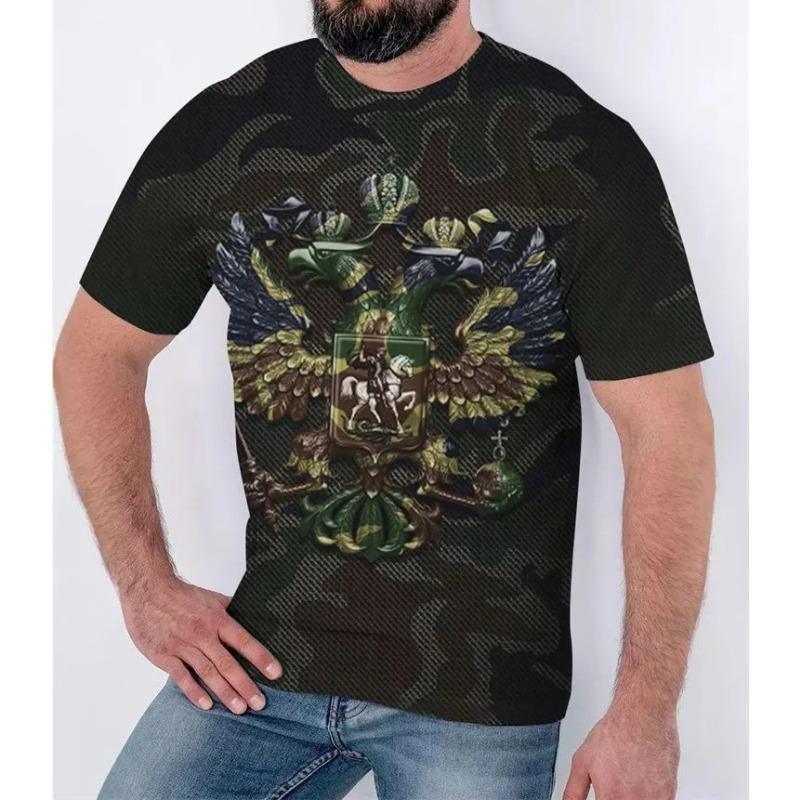 Shirt for Mens Print Short Sleeve Top 3D Casual Street Man's T-shirt Tee Shirt Men Vintage Clothing Shirt