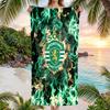 Asciugamano da Spiaggia Sporting CP FC Stampa Asciugatura Rapida Microfibra Assorbente Portatile da Viaggio Asciugamano da Nuoto