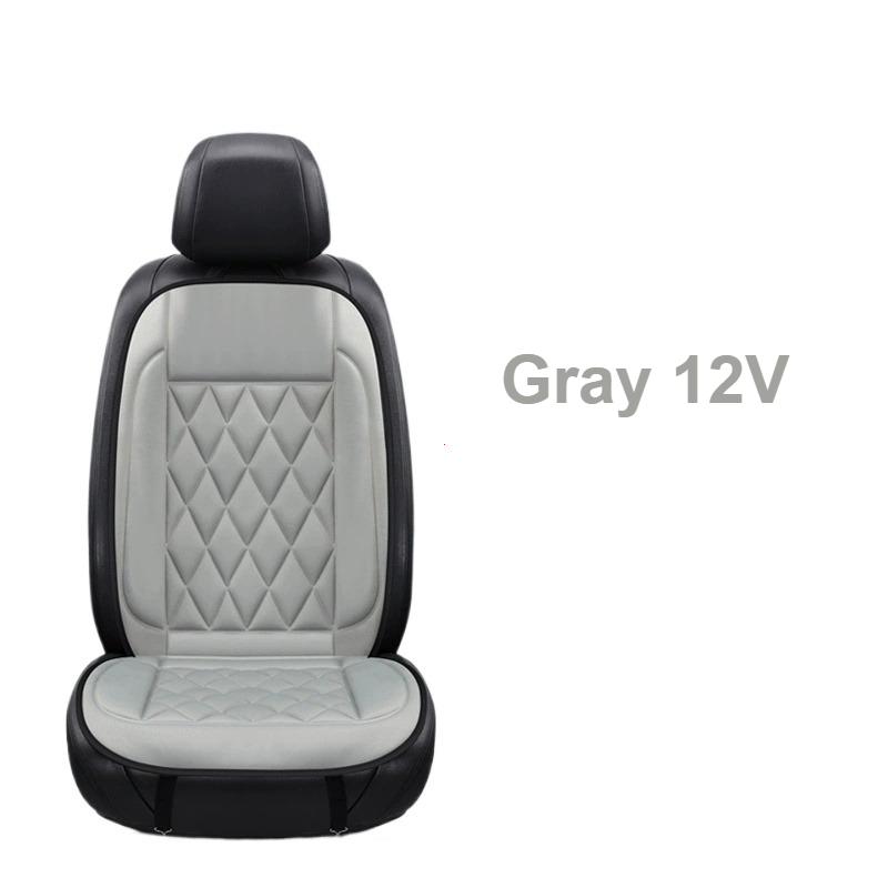NEW 12V Heated Car Seat Cover Car Heating Cushion Winter Heated Car Warmer Seat Cushion For Back And Seat Gray 12V