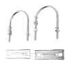 Iron U Bolts Easy Installation Mast To Mast Mount Bracket Antenna Mast Clamp Kit  Network Bridge