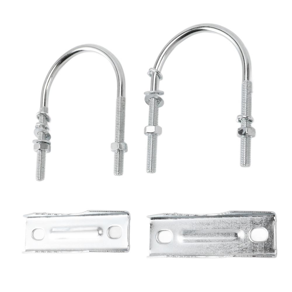 Iron U Bolts Easy Installation Mast To Mast Mount Bracket Antenna Mast Clamp Kit Network Bridge