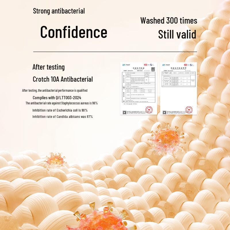 Men's Pure Cotton Antibacterial Boxer Briefs