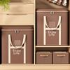 Household Large Capacity Clothing Storage Box, Double Zipper Sealed Quilt Organizing Bag, Foldable Design with Handle