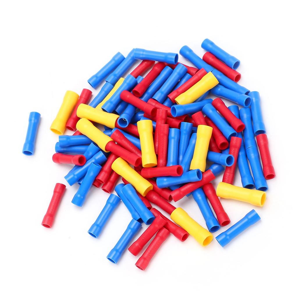 100Pcs Wire Connector Fully Insulated Waterproof Battery Welding Cable Tubular Terminal