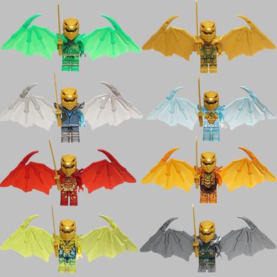 Δράση 8 Minifigures Dolls Kai Jay Zane Building Brick Brick Model Kit Boys Kids Birthday Childrens Day Εκπαιδευτικά δώρα