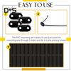 Privacy Screen Buttons with Zip Ties Fence Privacy Screen Fixing Kit Weatherproof Privacy Screen Installation Accessories for Balcony Railing Garden