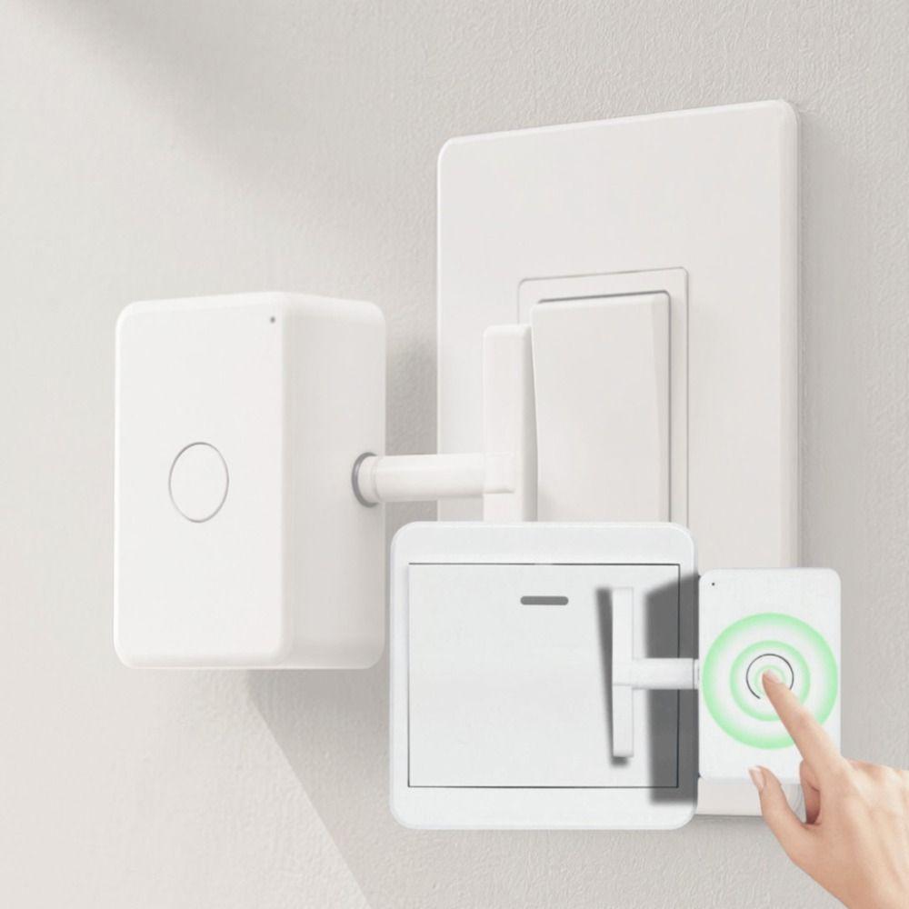 Convenient Light Switch Button Wiring-Free Lazy Switch Actuator Automatic Button Switch Lights