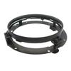 Upgraded 7" Headlight Mounting Bracket Aluminum Round Rings for Motorcycle Car