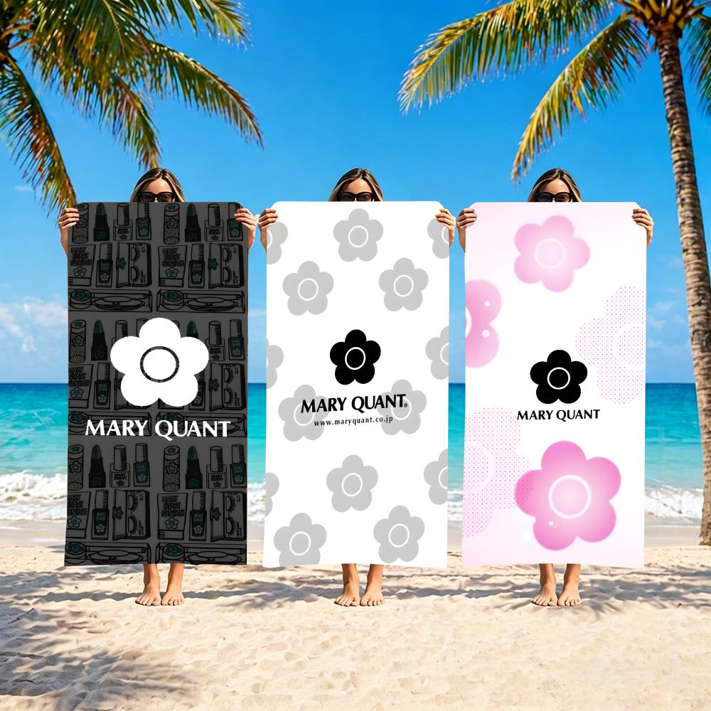 Jmg Household Supplies Mary Quant Mary Quant Towel Microfiber Beach Towel, Quick-Dry, Sand-Free, Ultra-Fine Fiber, Super Soft.
