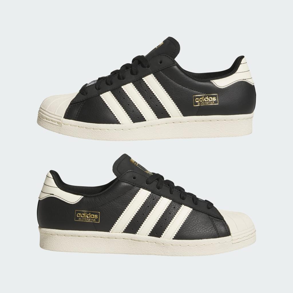 adidas SUPERSTAR 80 ADV KK5003 Unisex Originals Sneakers Core Black / Cream White / Gold Metallic
