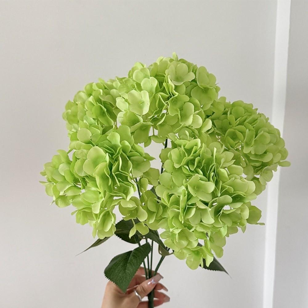 Multi-head Simulation Hydrangea Bouquet Big Head DIY Artificial Flower Bouquet Floral Arrangement French Hydrangea