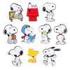 10pcs Snoopy Woodstock Cartoon Enamel Brooch Pins, Classic Dog Anime Lapel Badges DIY Backpack Clothes Decoration Gift for Fans