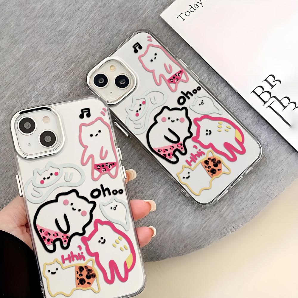 Transparent phone case for iPhone 11 12 13 iPhone 13 14 15 Pro 15 16 Pro Max Samsung A15 A16 A25 A26 A55 A56 S25 S24 S22 S23 Ultra S25 Edge