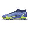 Nike Mercurial Vapor 14 Round Toe Lace-Up AG (Rubber Short Studs) Artificial Grass PU Leather Fitting Soccer Shoes Men Soccer Shoes Blue CV0990-574