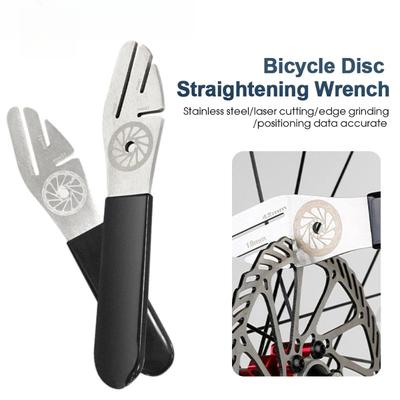 Bicycle Disc Brake Repair Tool Bike Brake Wrench Road Mountain Bicycle Disc Flattening Correction Wrench Stainless Steel Tools Bicycle Accessories