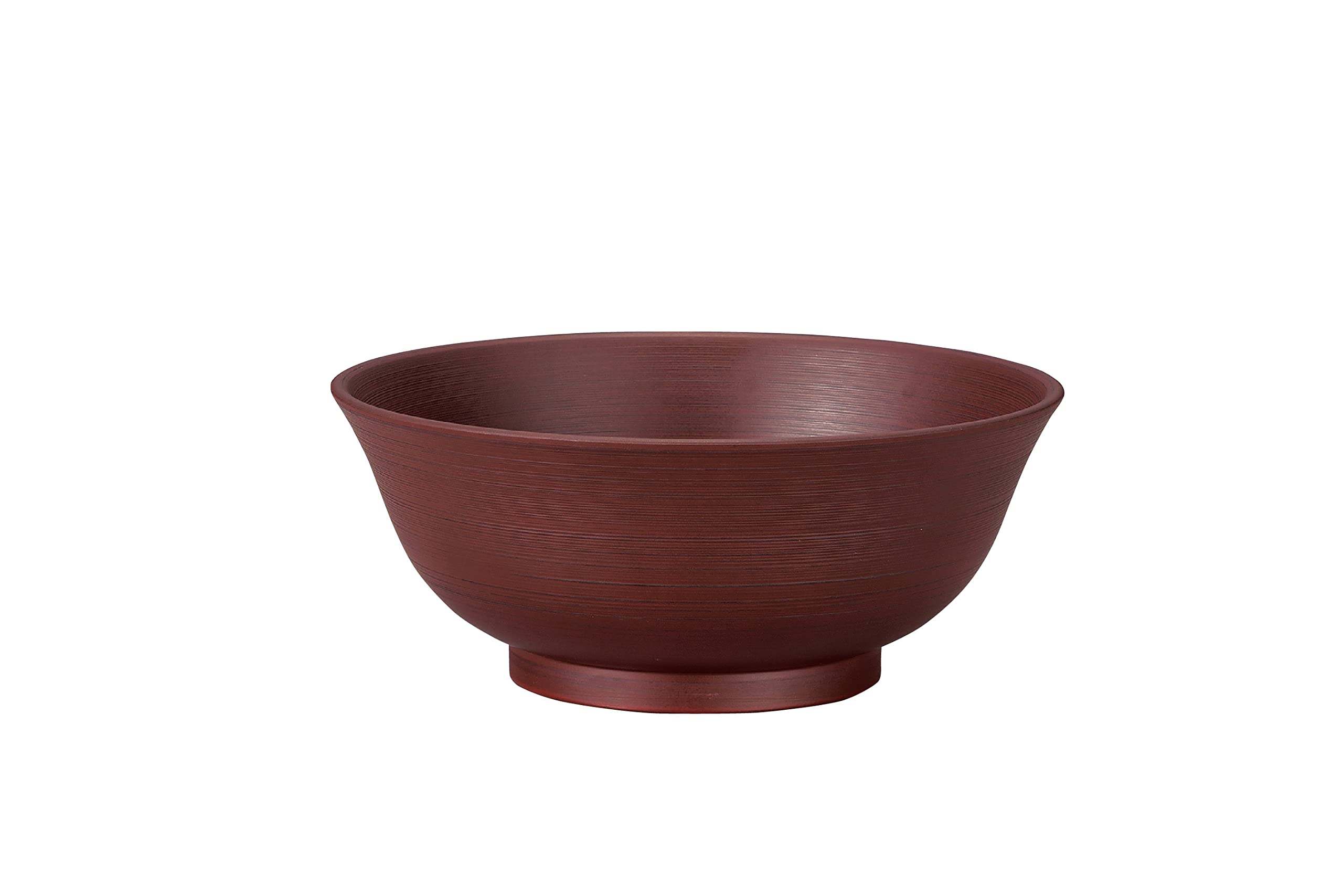 

Tatsumiya Brushed Noodle Silver 55839 ONE S Bowl, Vermilion, Size Approx. 18.5 H7.6