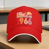 Vintage Born In 1966 60Th Birthday Baseball Cap  Tennis Skate Sun Visor Hip Hop Hats Men Women Vintage Design Snapback Cap