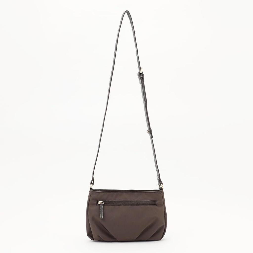 Labagagerie Polyester Canvas Tuck Pouch B008701 Brown (20)