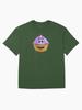 Cupcake & Friends Purple Cupcake Cartoon Oversized Unisex T-Shirt