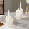 Middle Finger Scented Candle - Creative Prank Souvenir with Funny Fragrance for Festivals and Events