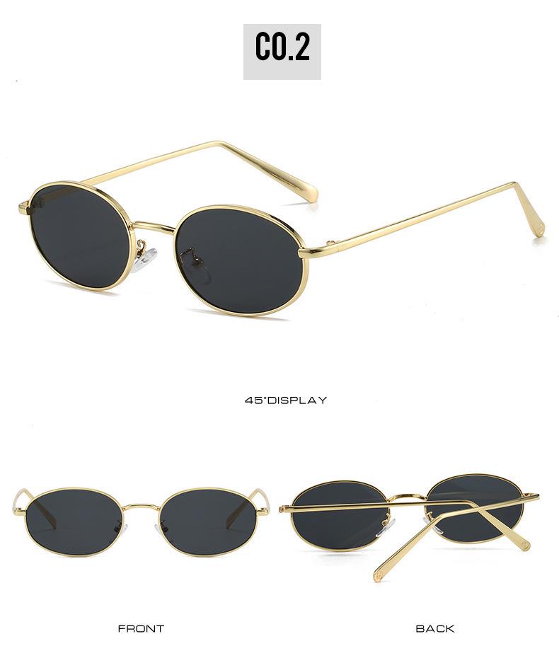 2025 Unisex Japanese-Style Metal Round Sunglasses: Retro Trendy Small Frame for Women