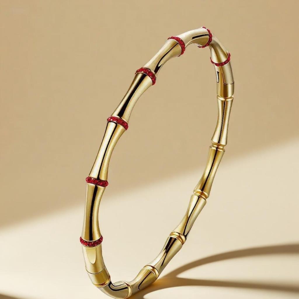 Women's Titanium Steel Bamboo Joint Bracelet, Japanese Korean Style, Simple and Versatile Stainless Steel Wristband Jewelry.