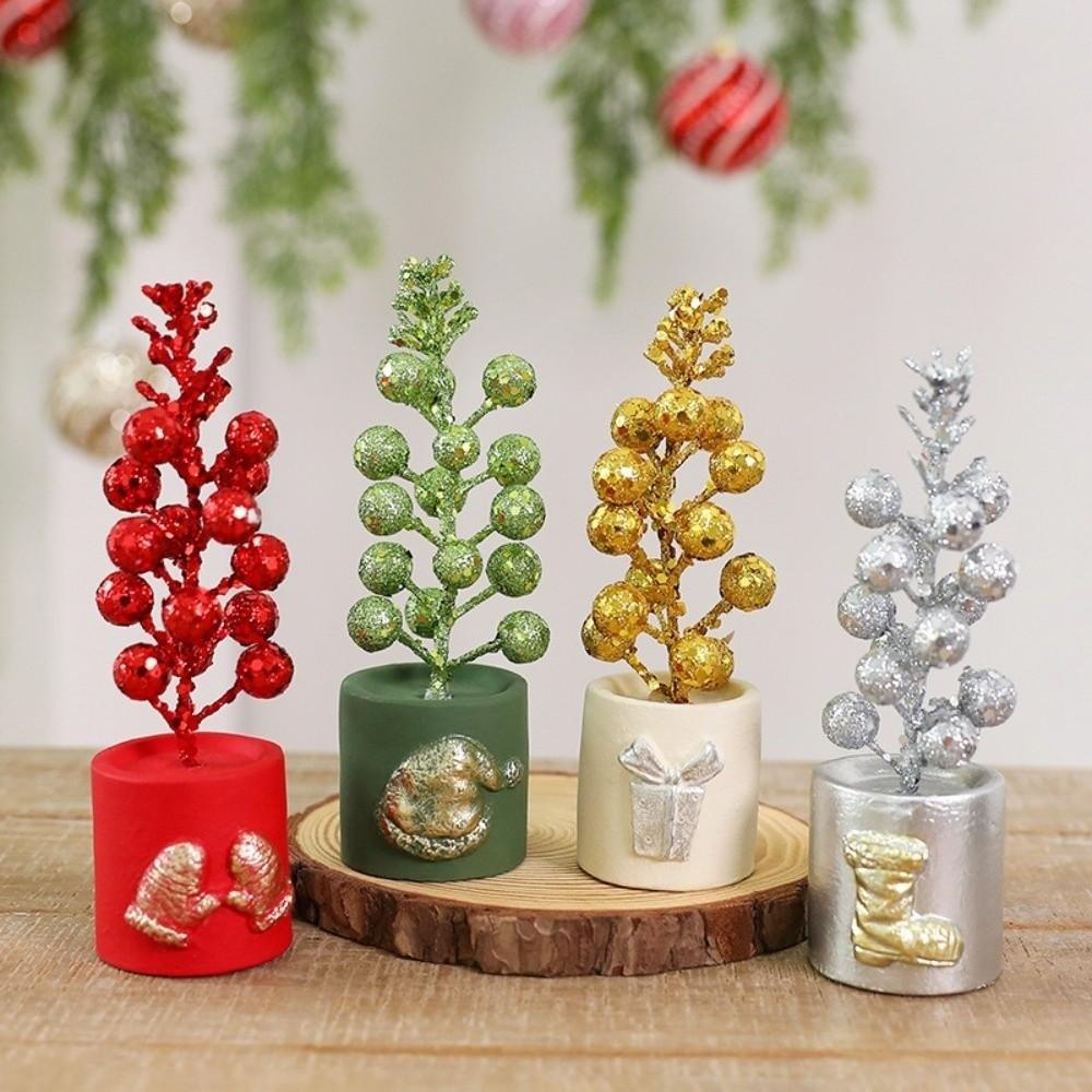 13 Head Christmas Fruit Twig Ornament Sequins Christmas Tree Figurines  Christmas Season