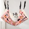 Cat Hammock Bed with Adjustable Straps Hanging Soft Pet Bed for Indoor Cats Pet Cage Accessories Small Dogs Chinchilla Hamster