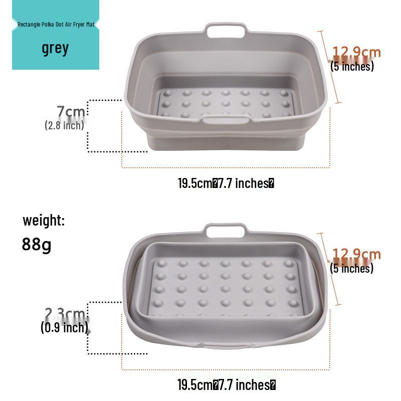 Silikonowa Forma do Pieczenia i Mata do Frytkownicy Powietrznej - Silikon Spożywczy