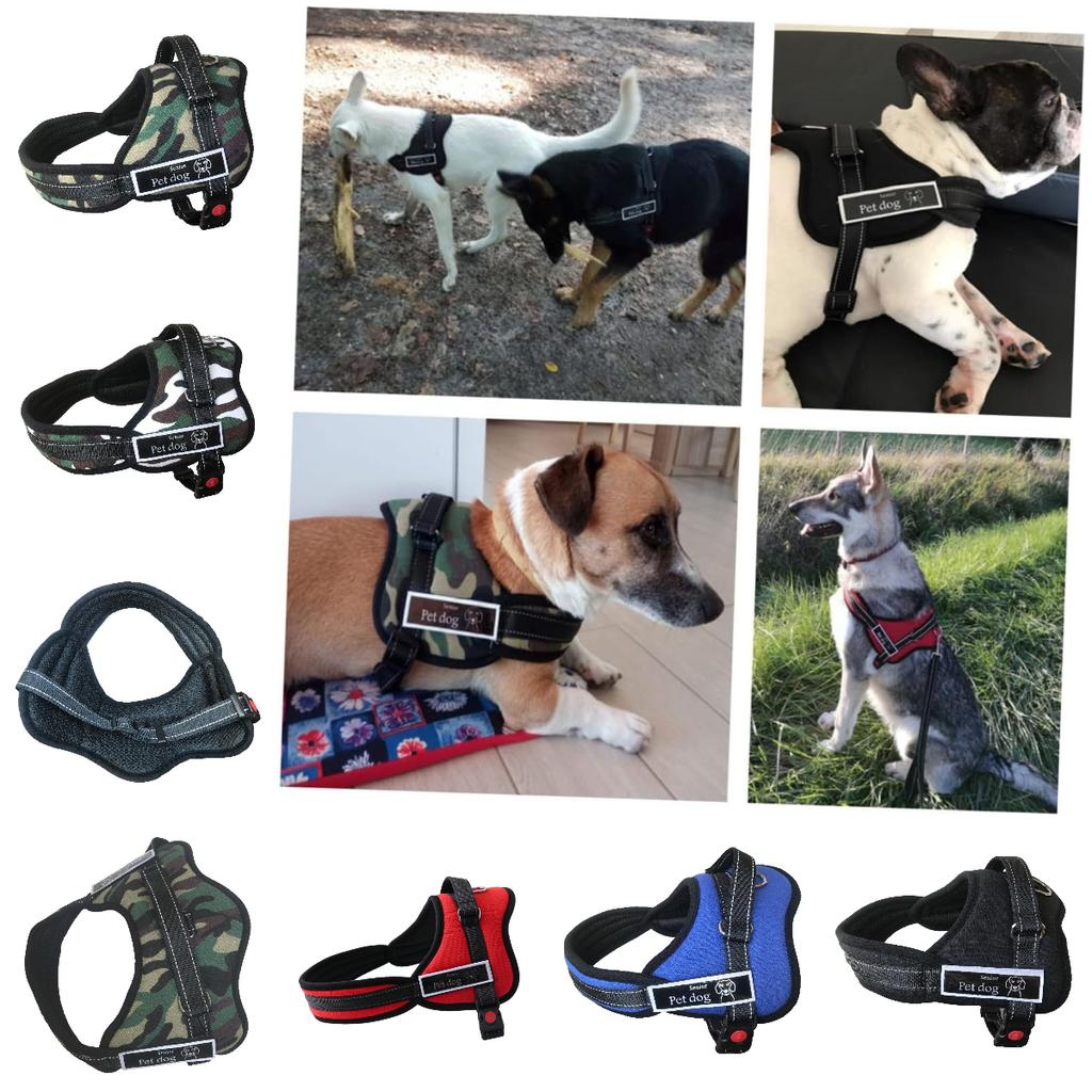 Dog Cloth Vest Chest Straps Pets Supplies Outdoor Breathable Medium Large Gifts