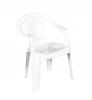 Plastic Garden Chair Zircon White